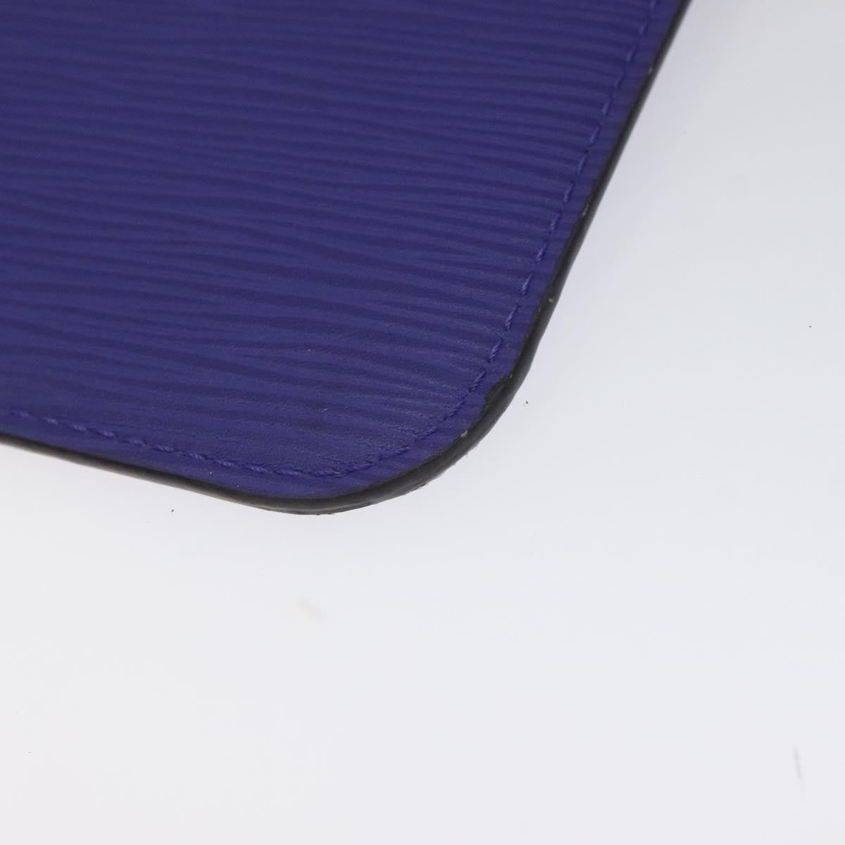 Louis Vuitton Neverfull Pochette Epi Leather, PURPLE, LEATHER, Tote bag