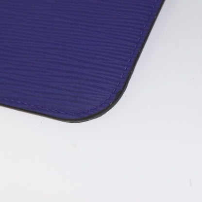 Louis Vuitton Neverfull Pochette Epi Leather, PURPLE, LEATHER, Tote bag