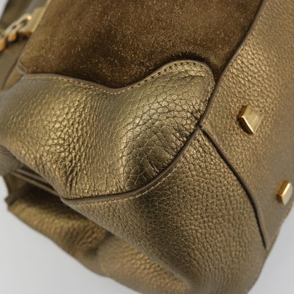 cartier Chain Ladonia Shoulder Bag Leather, Gold, Suede, Tote Bag