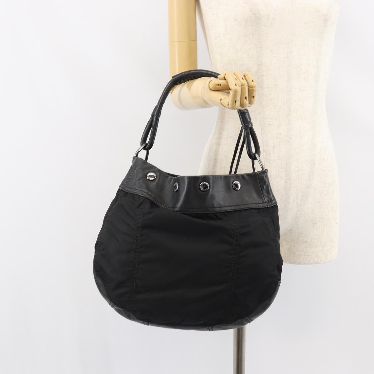 Prada Vintage Shoulder Bag Tessuto, BLACK, NYLON, Shoulder bag