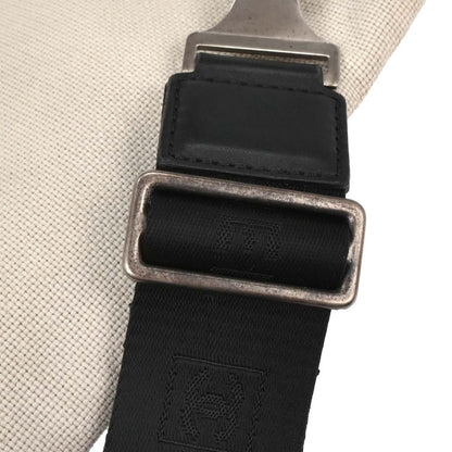 Chanel Sport Line Waist Bag Canvas, WHITE, CANVAS, Shoulder bag