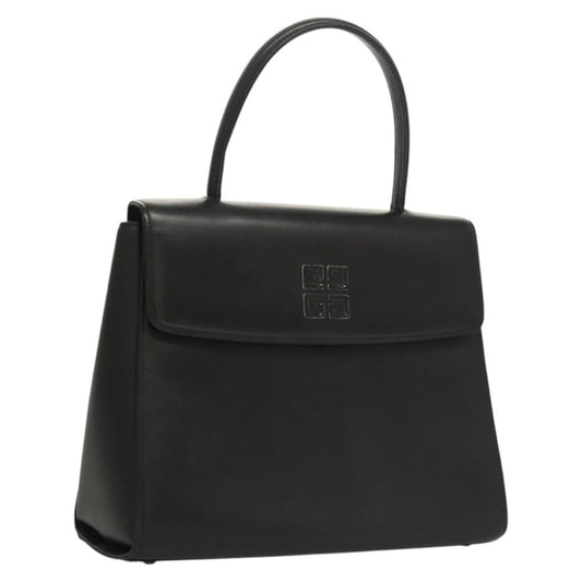 Givenchy Vintage 4G handbag Leather, BLACK, LEATHER, Handbag