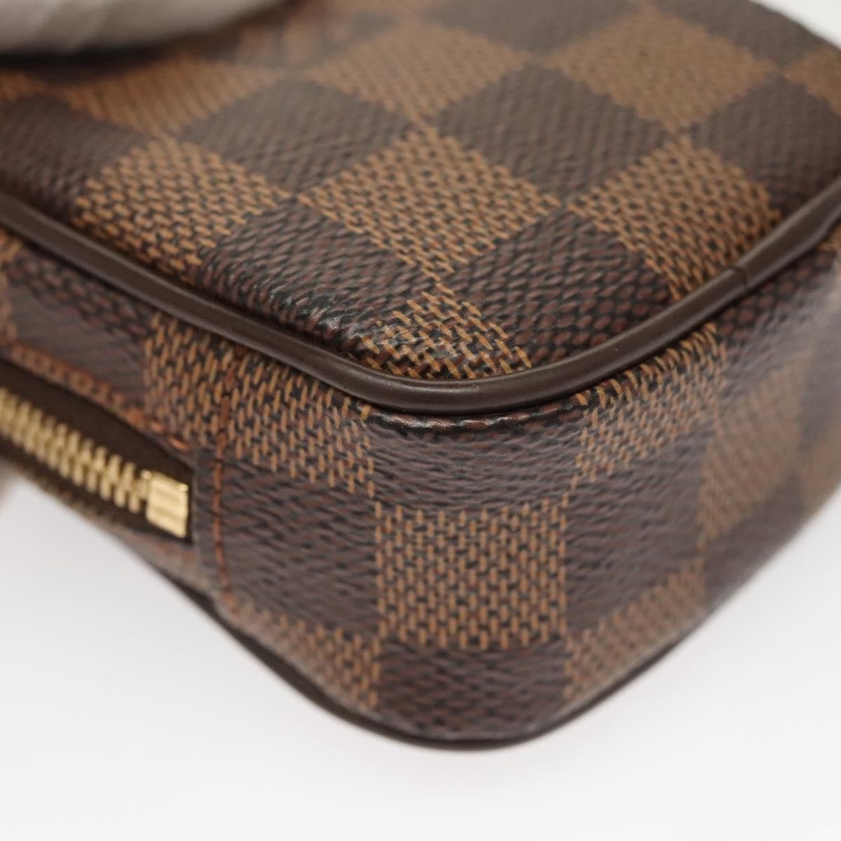 Louis Vuitton Etui Okapi Camera Case Damier, BROWN, CANVAS, Travel bag