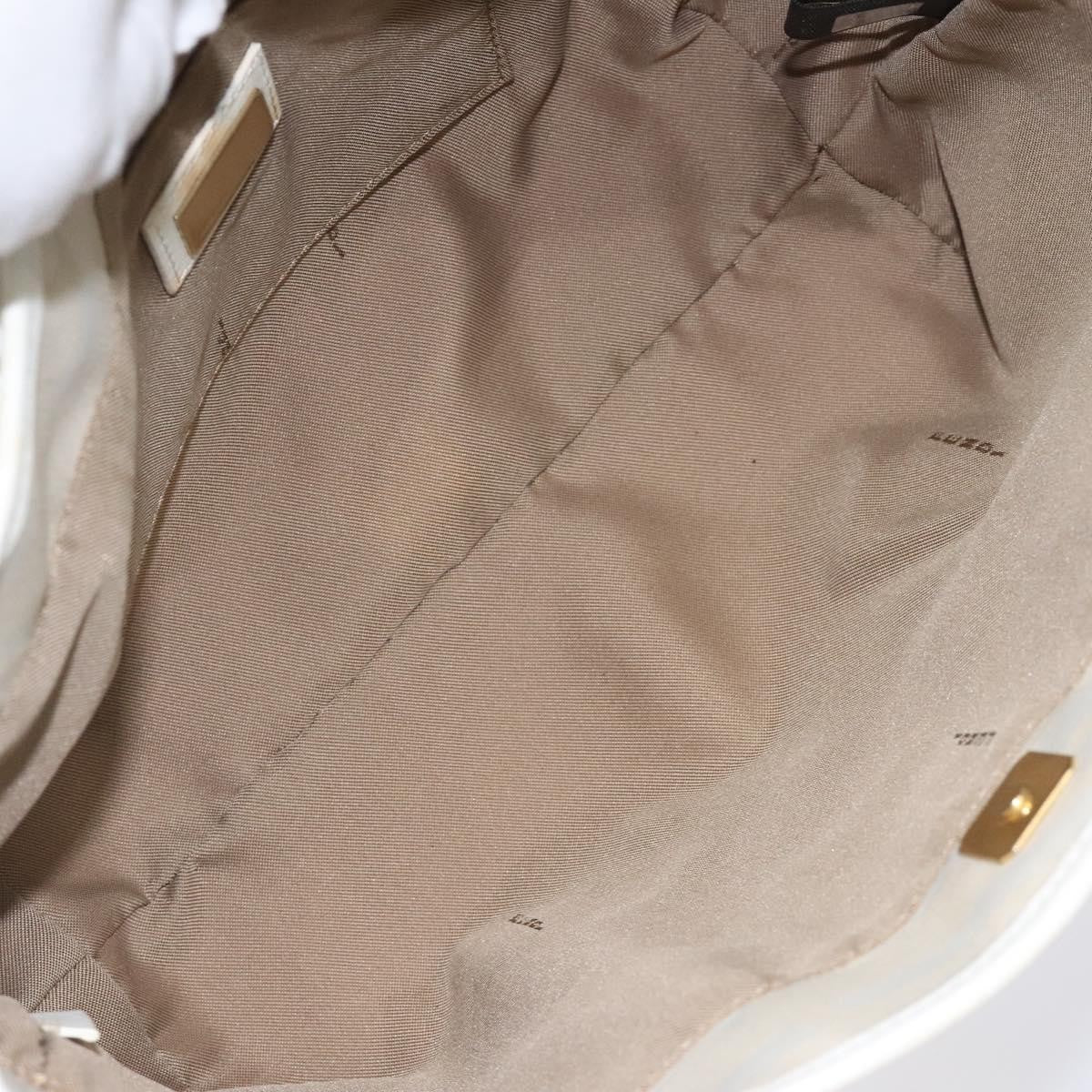 Fendi Vintage Tiger Tote Canvas, WHITE, CANVAS, Tote bag