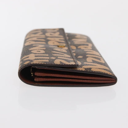 Louis Vuitton Vintage Sarah Wallet Monogram Canvas, ORANGE, CANVAS, Wallets