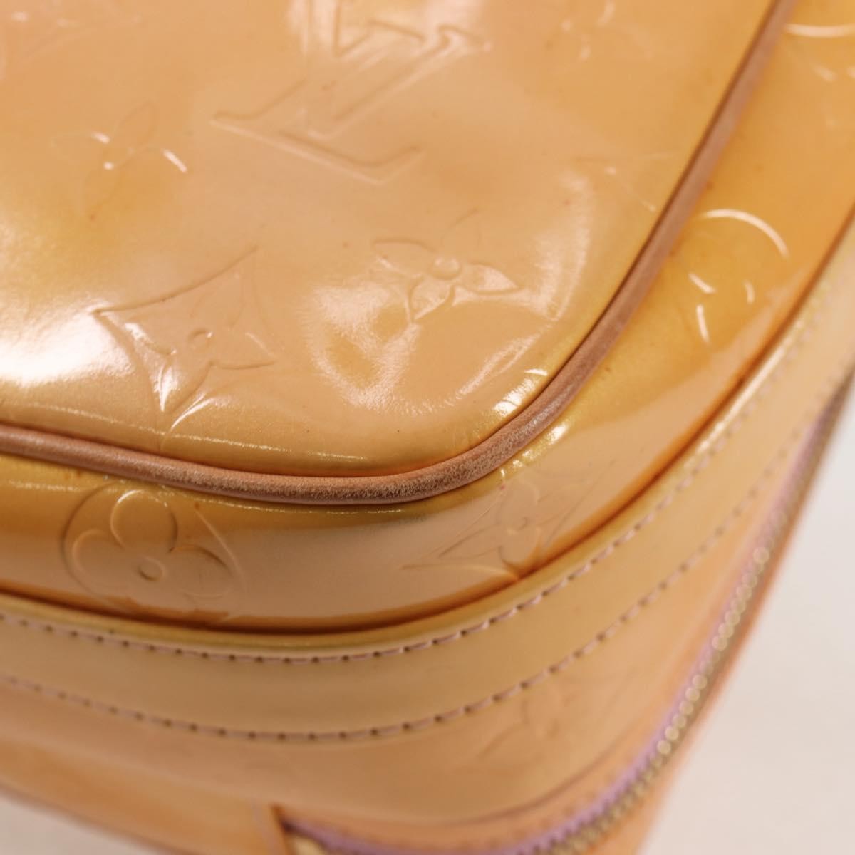 Louis Vuitton Wooster Handbag Monogram Vernis, BEIGE, PATENT_LEATHER, Handbag