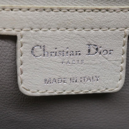 Christian Dior Vintage Handbag Leather, WHITE, LEATHER, Handbag