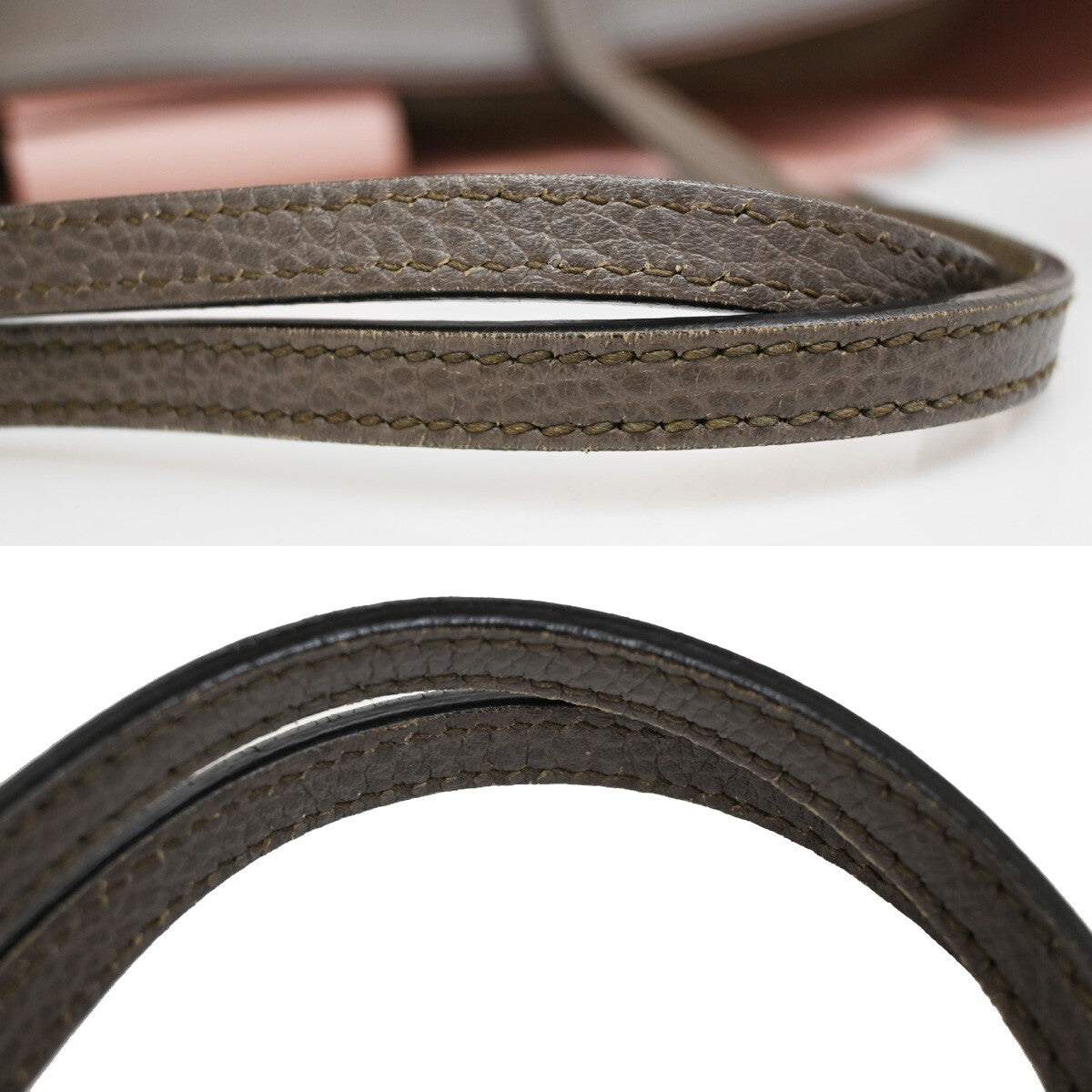 Gucci Swing Tote Leather, GRAY, LEATHER, Shoulder bag