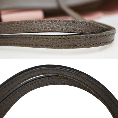 Gucci Swing Tote Leather, GRAY, LEATHER, Shoulder bag