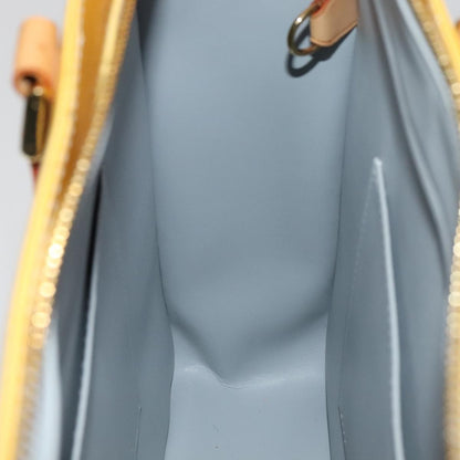 Louis Vuitton Columbus Handbag Monogram Vernis, YELLOW, PATENT_LEATHER, Handbag