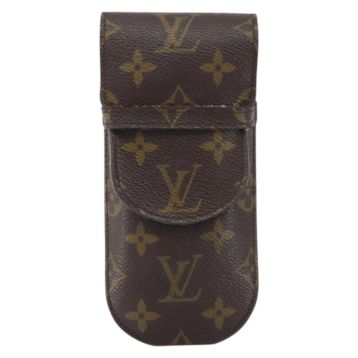 Louis Vuitton Etui à lunette Canvas, BROWN, CANVAS, Wallets