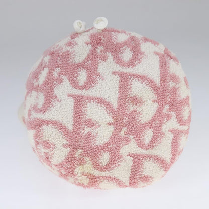 Christian Dior Vintage Trotter Pouch Pile, PINK, COTTON, Clutche & pouche