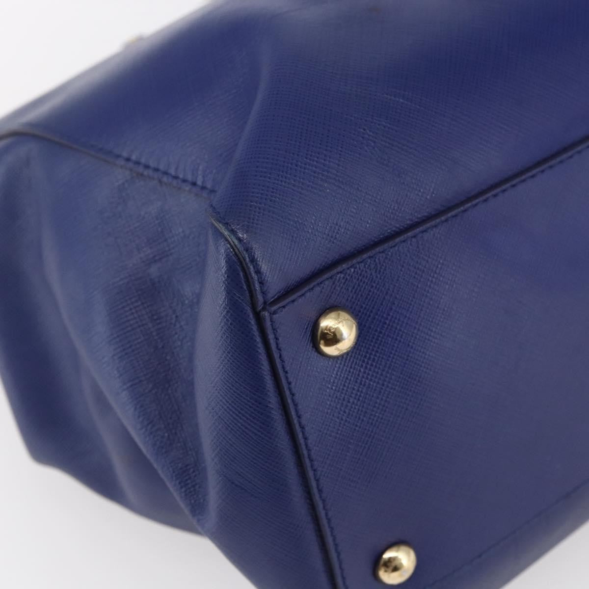 Salvatore Ferragamo Vara Bow Chain Tote Leather, BLUE, LEATHER, Tote bag