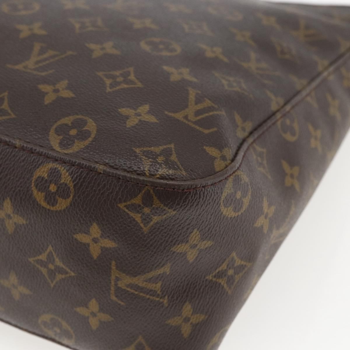 Louis Vuitton Looping Handbag Monogram Canvas, BROWN, CANVAS, Shoulder bag