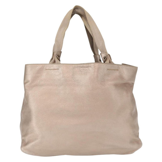 Salvatore Ferragamo Vala tote Leather, BEIGE, LEATHER, Tote bag