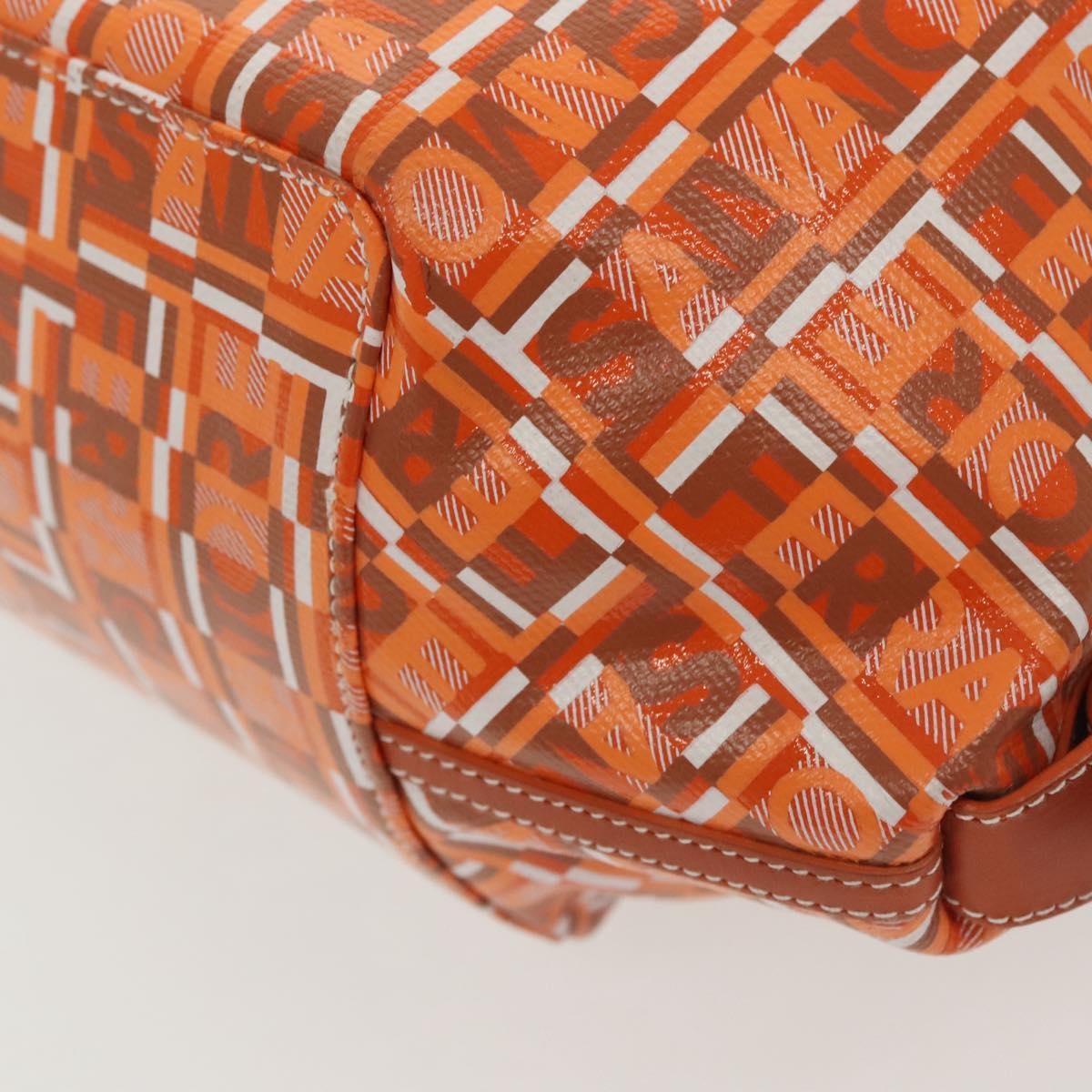 Salvatore Ferragamo Vintage Handbag Canvas, ORANGE, CANVAS, Handbag