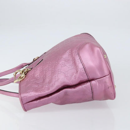 Gucci Heart Bit Open Tote Guccissima Leather, PINK, LEATHER, Tote bag