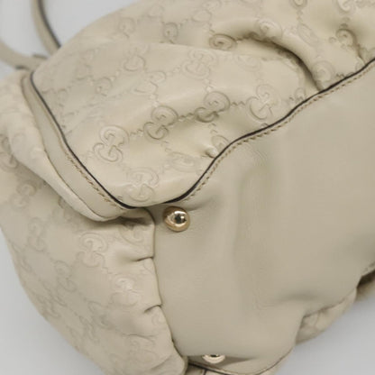 Gucci D-Ring Tote Guccissima Leather, WHITE, LEATHER, Tote bag