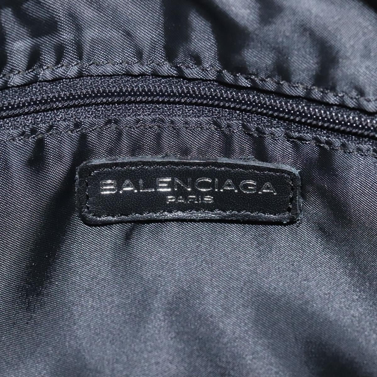 Balenciaga Vintage Pouch Leather, BLACK, LEATHER, Clutche & pouche