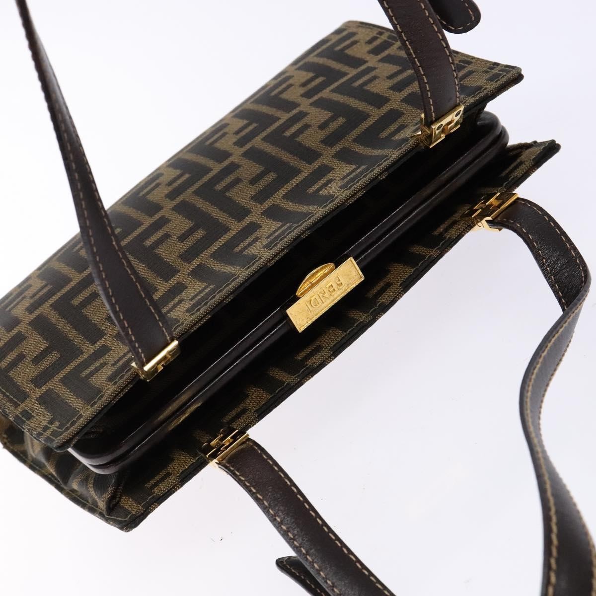 Fendi Vintage Zucca Zucca canvas, BROWN, CANVAS, Handbag