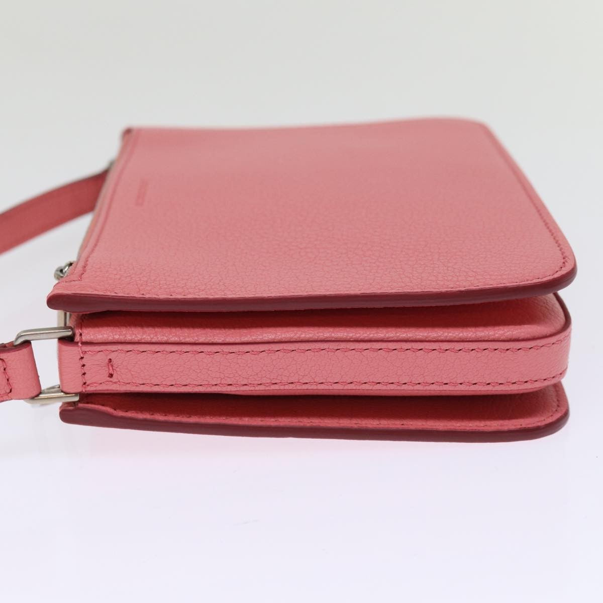 Burberry Penhurst Triple Zip Crossbody Leather, PINK, LEATHER, Shoulder bag