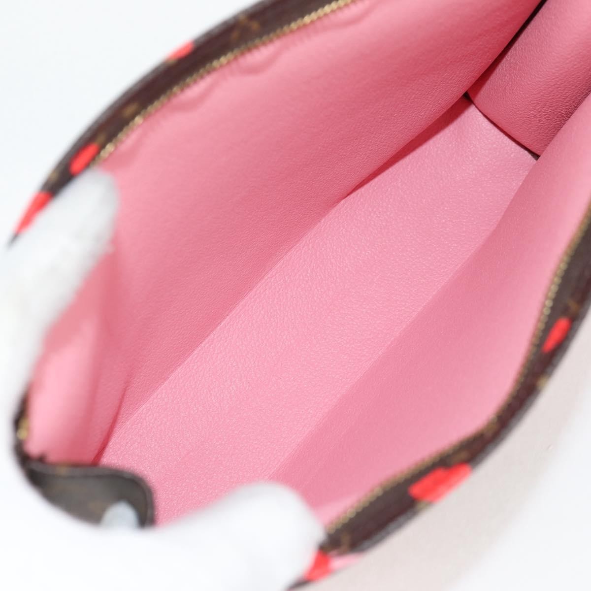 Louis Vuitton Toiletry Pouch Limited Edition Monogram Jungle Dots, BROWN, CANVAS, Toiletry Case