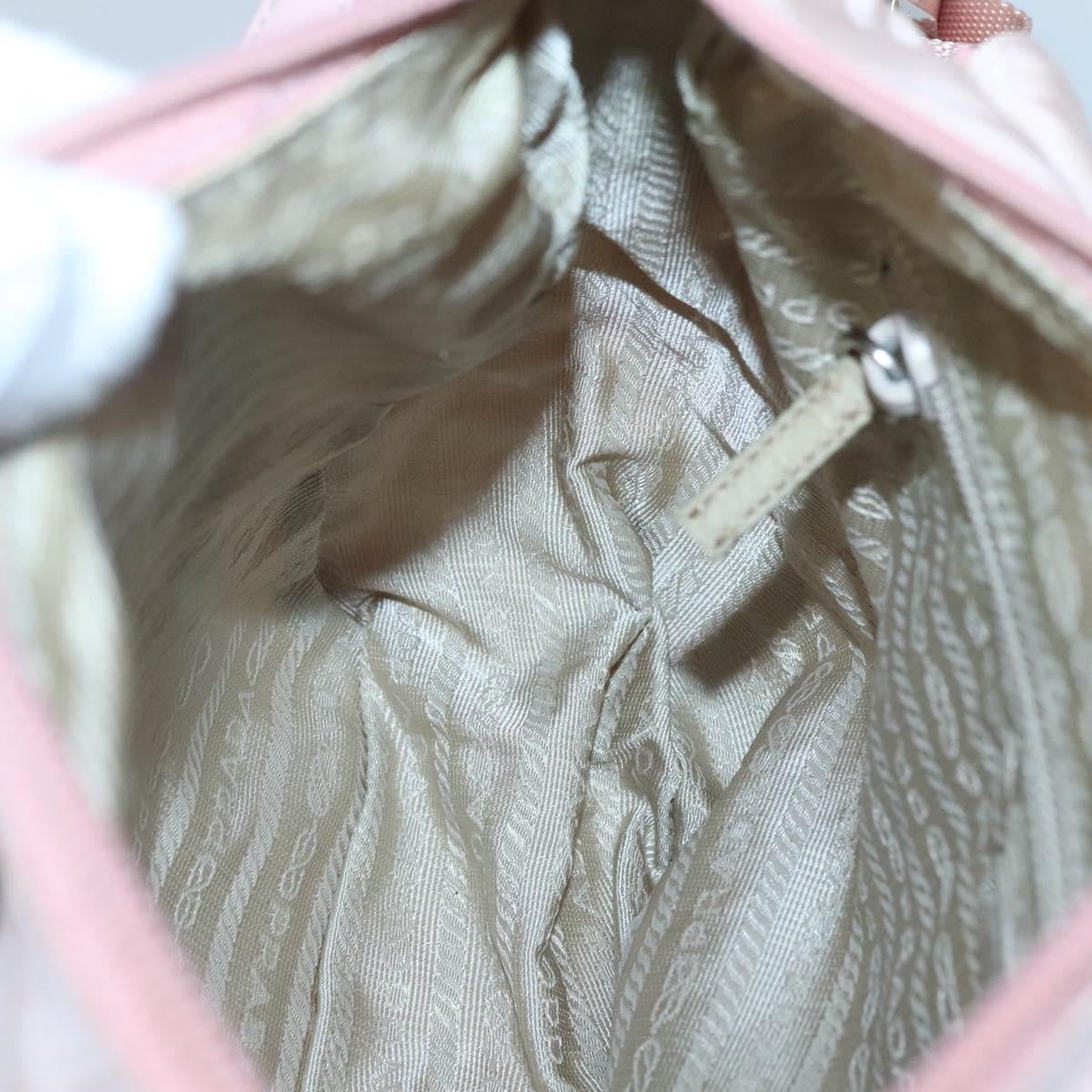 Prada Buckle Messenger Bag Tessuto, PINK, NYLON, Shoulder bag