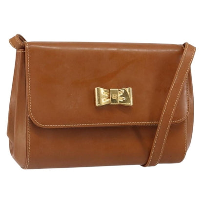 Gucci Vintage Shoulder Bag Leather, BROWN, LEATHER, Shoulder bag