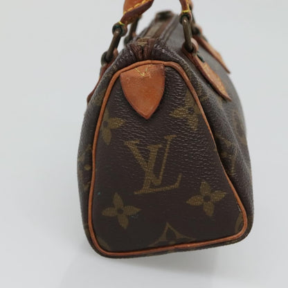 Louis Vuitton Speedy Mini HL Handbag Monogram Canvas, BROWN, CANVAS, Handbag