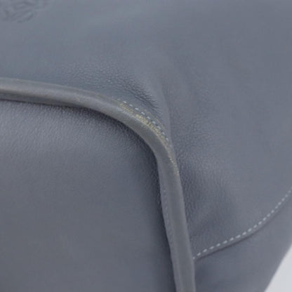 Loewe Anagram Shoulder Bag Leather, BLUE, LEATHER, Shoulder bag