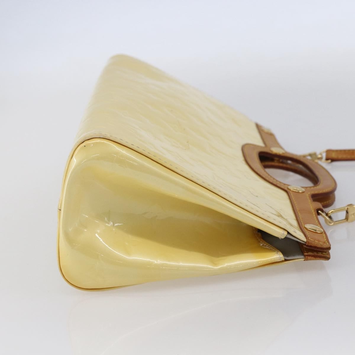 Louis Vuitton Roxbury Drive Handbag Monogram Vernis, BEIGE, PATENT_LEATHER, Handbag