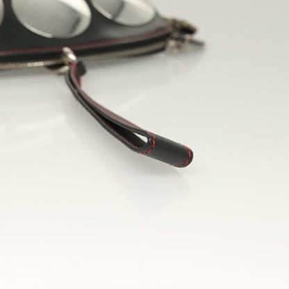 Louis Vuitton Suhari Lockit HandBag Leather, BLACK, LEATHER, Handbag