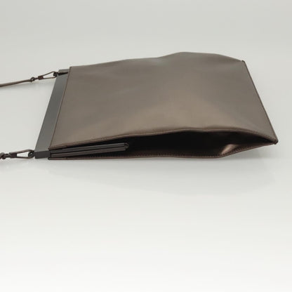 Gucci Vintage Shoulder Bag Leather, BROWN, LEATHER, Shoulder bag