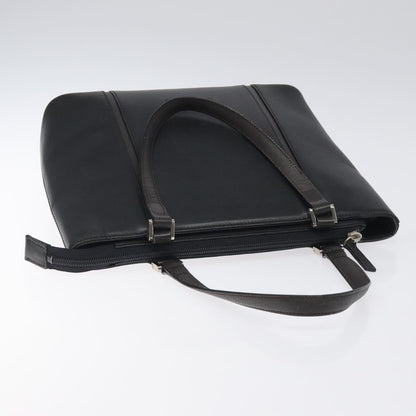 Burberry Vintage Handbag Leather, BLACK, LEATHER, Handbag