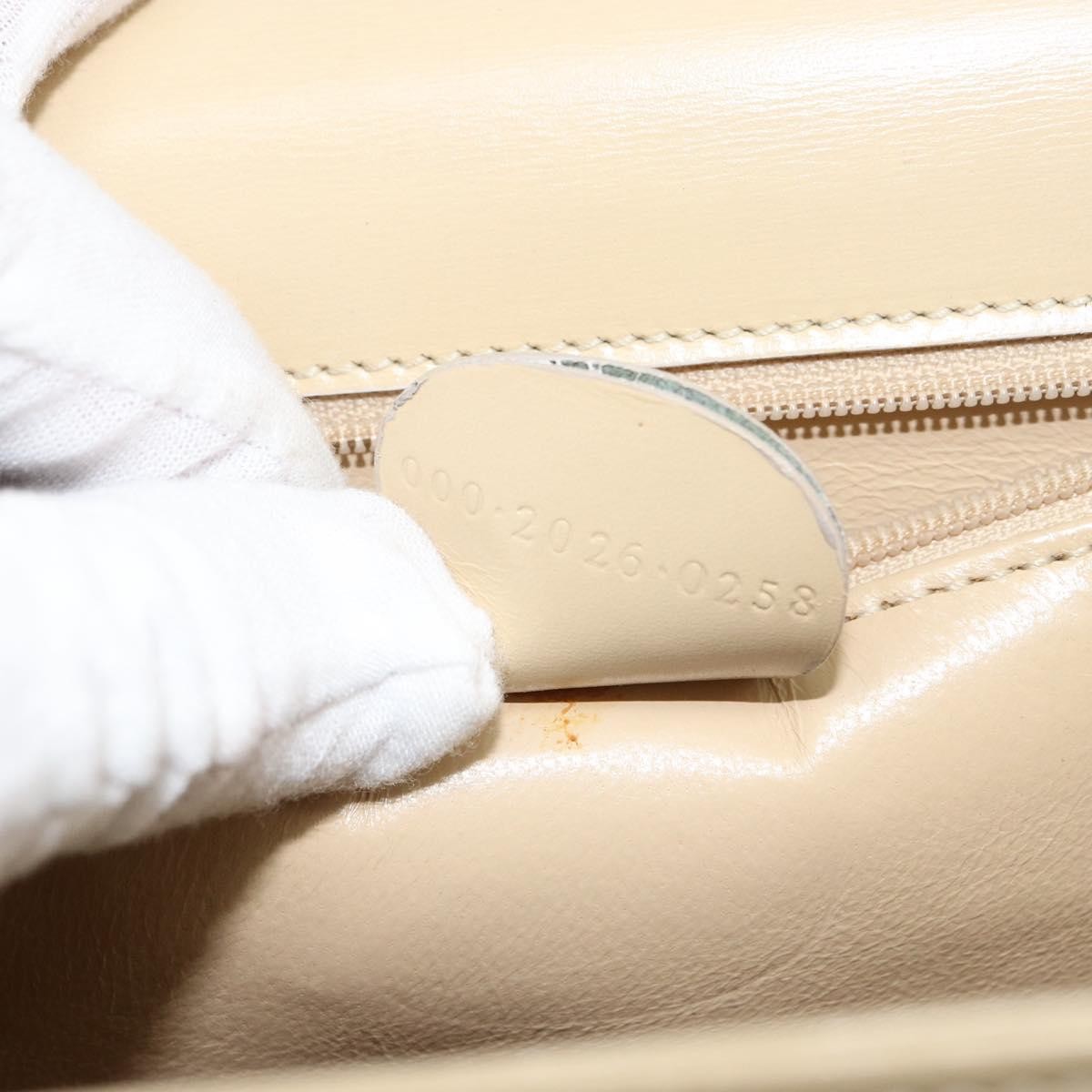 Gucci Vintage Lady Lock Top Handle Bag Leather, BEIGE, LEATHER, Handbag