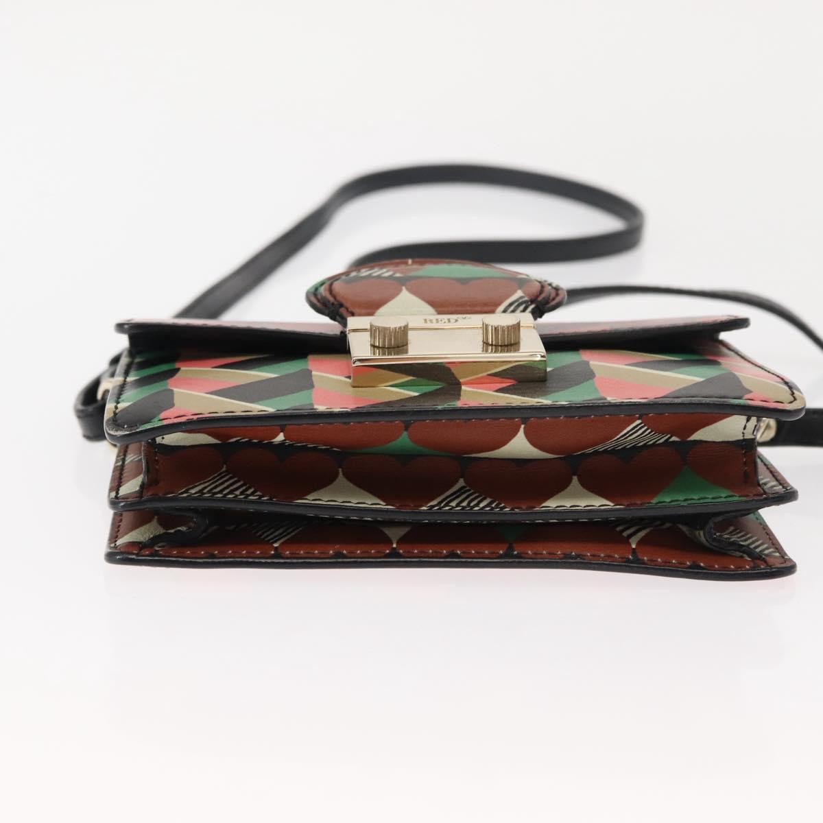 Valentino Garavani Glam Lock Shoulder Bag Printed Leather, MULTICOLOUR, LEATHER, Shoulder bag