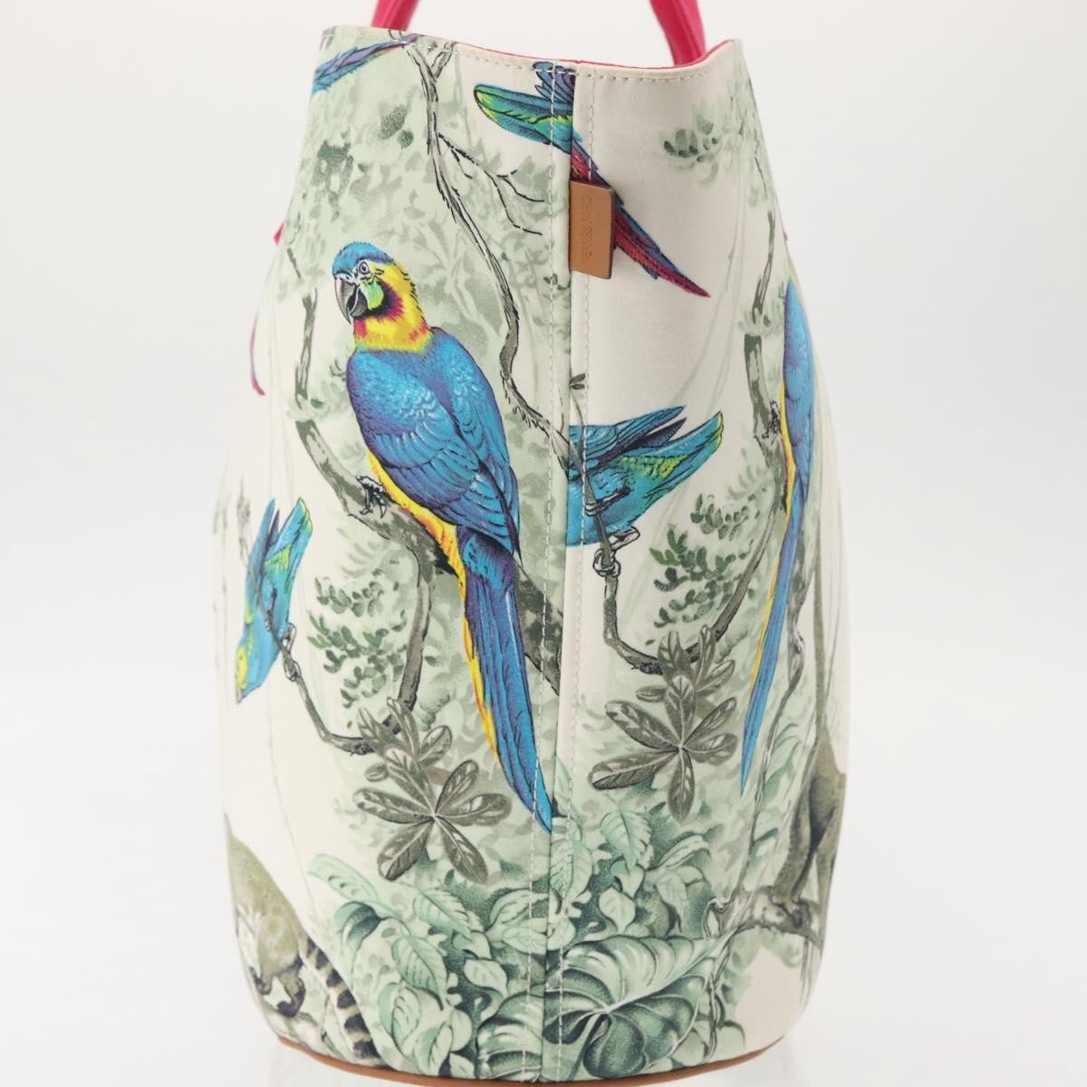 Hermes Panier De Plage Handbag Printed Canvas, MULTICOLOUR, CANVAS, Tote bag