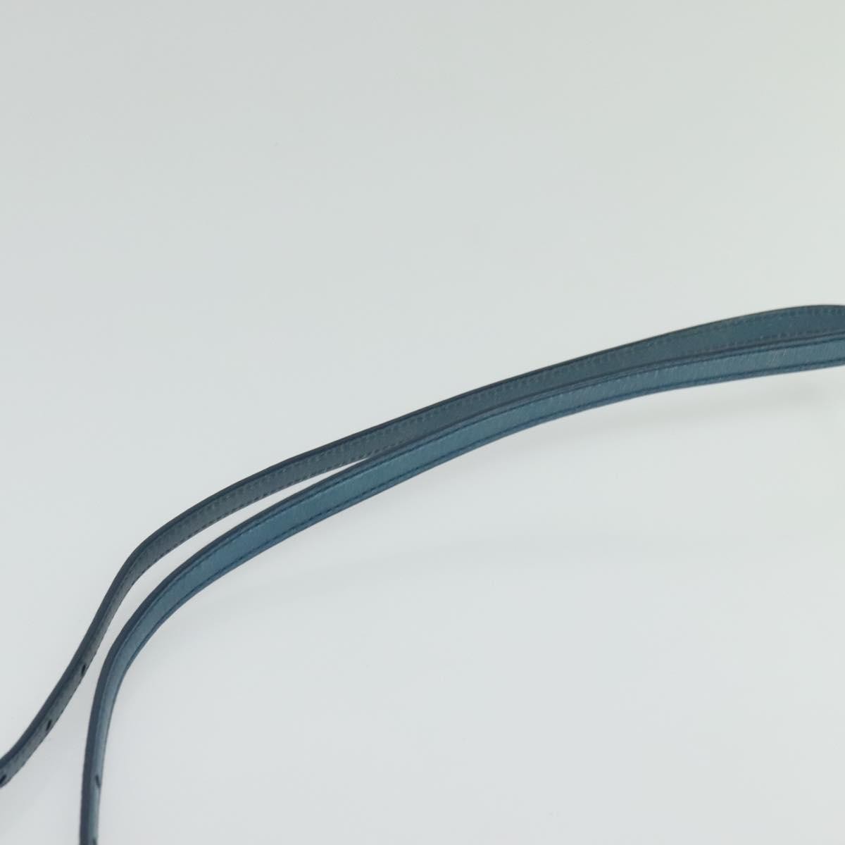 Miu Miu Zip Wristlet Pouch Matelasse Leather, BLUE, LEATHER, Clutche & pouche