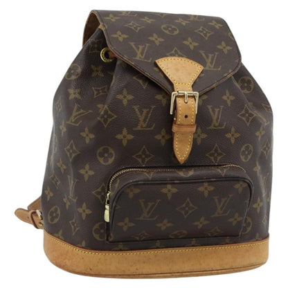 Louis Vuitton Vintage Montsouris Backpack Monogram Canvas, Brown, Canvas, Backpack