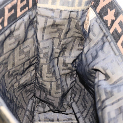 Fendi Zucca Tote bag FF motif, BROWN, CANVAS, Tote bag