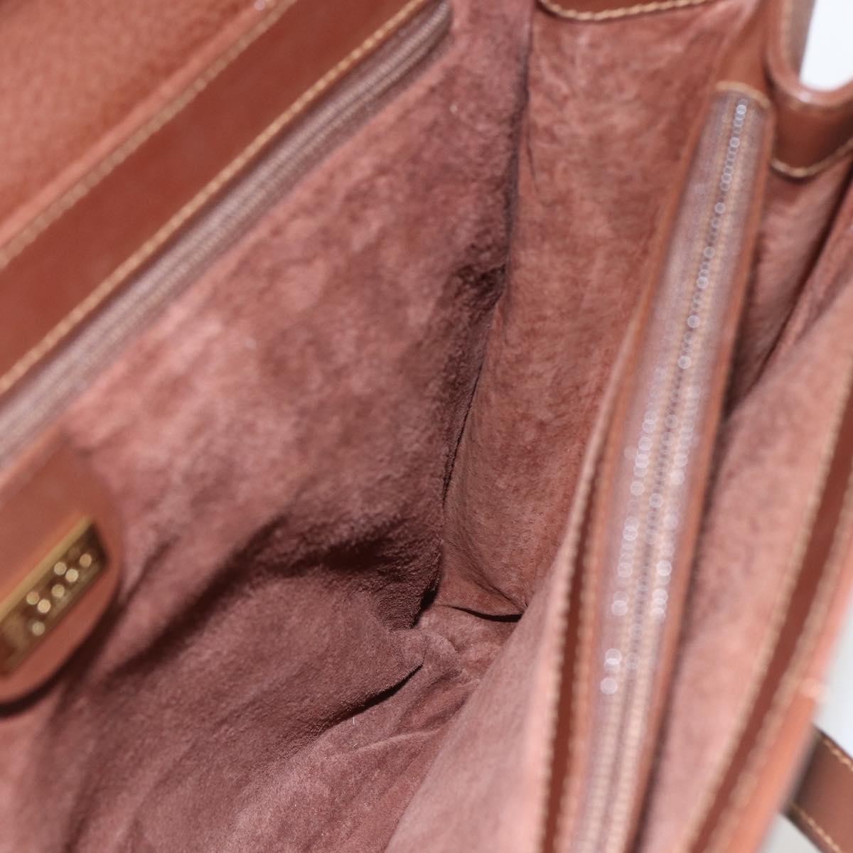 Gucci Vintage tote Leather, BROWN, LEATHER, Tote bag