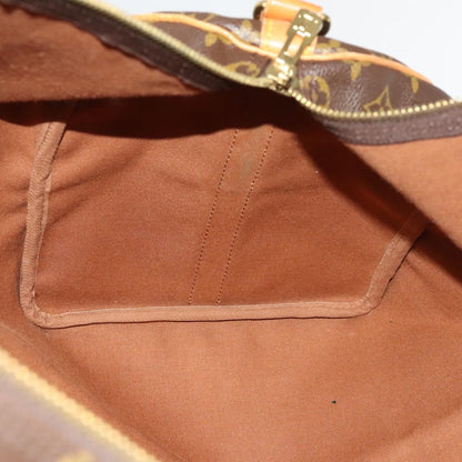 Louis Vuitton Keepall Bag Monogram Canvas, BROWN, CANVAS, Travel bag