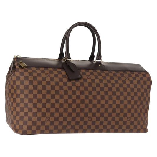 Louis Vuitton Greenwich Travel Bag Damier, BROWN, CANVAS, Travel bag