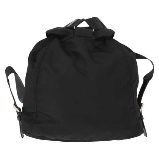 Prada Front Pocket Backpack Tessuto, BLACK, NYLON, Backpack