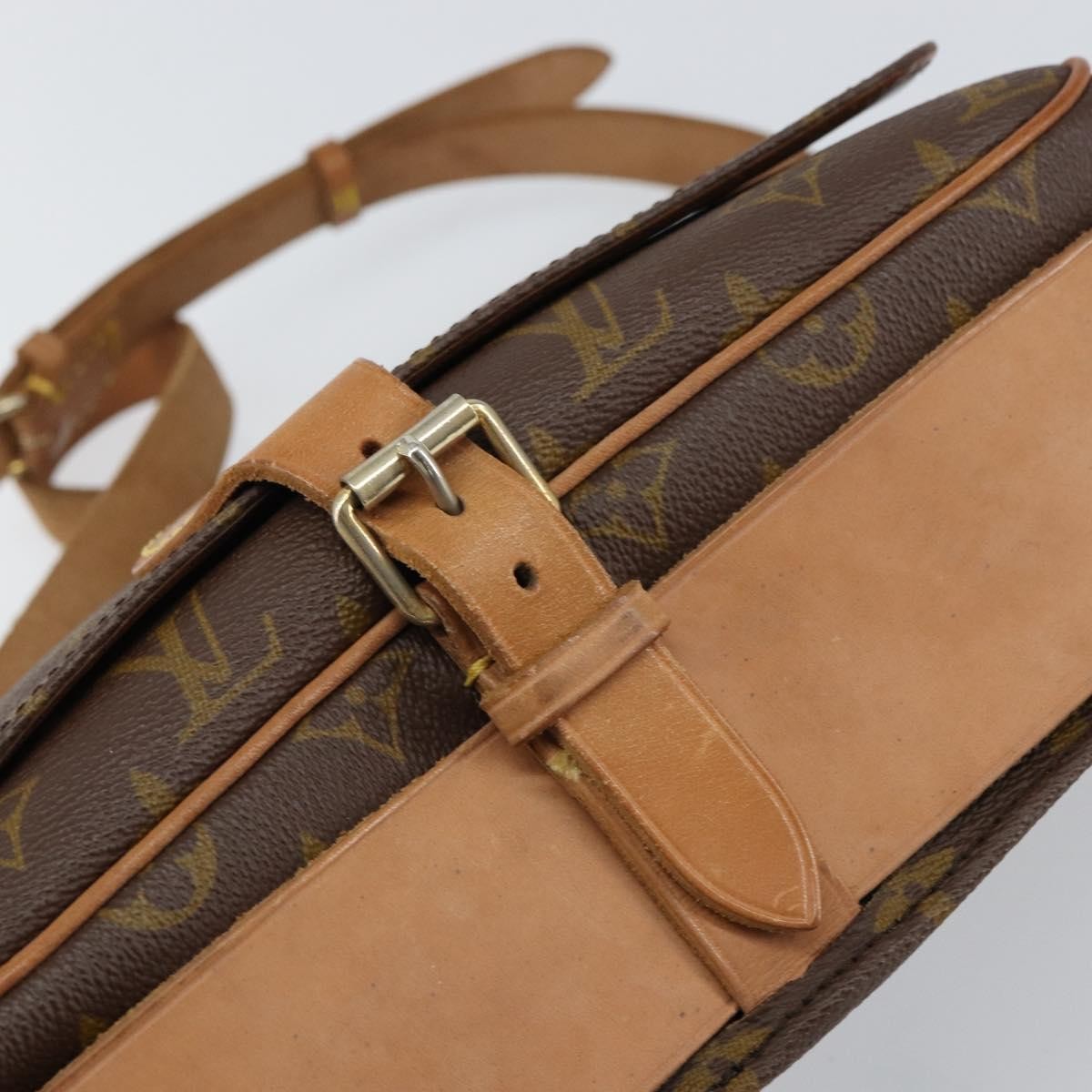 Louis Vuitton Cartouchiere Handbag Monogram Canvas, BROWN, CANVAS, Shoulder bag