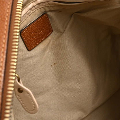 Chloe Paraty Top Handle Bag Leather, BROWN, LEATHER, Handbag