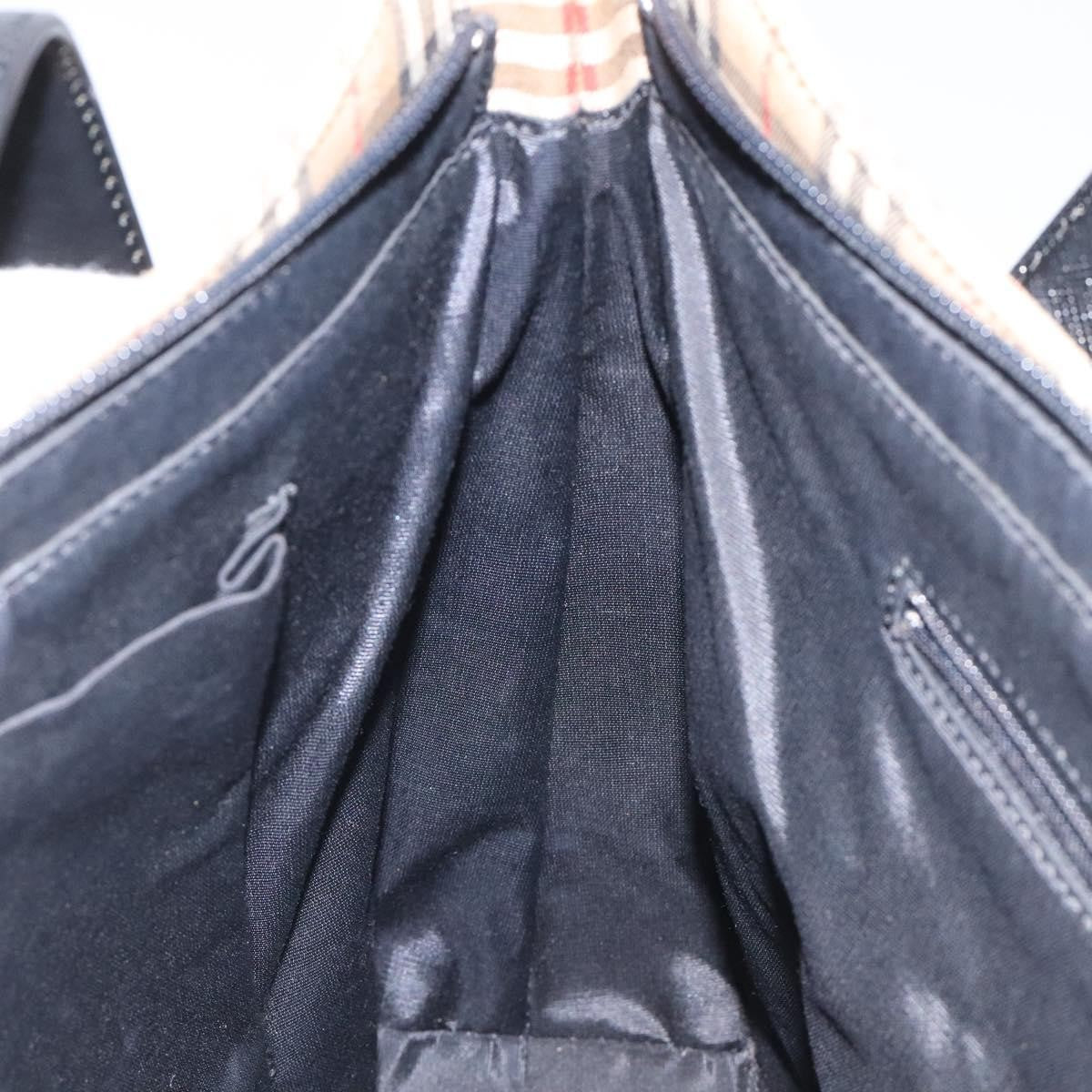 Burberry Shoulder Bag Nova Check Canvas, BEIGE, CANVAS, Shoulder bag