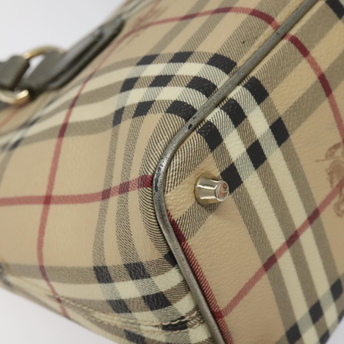 Burberry Regent Tote Haymarket Coated Canvas, BEIGE, PVC, Tote bag