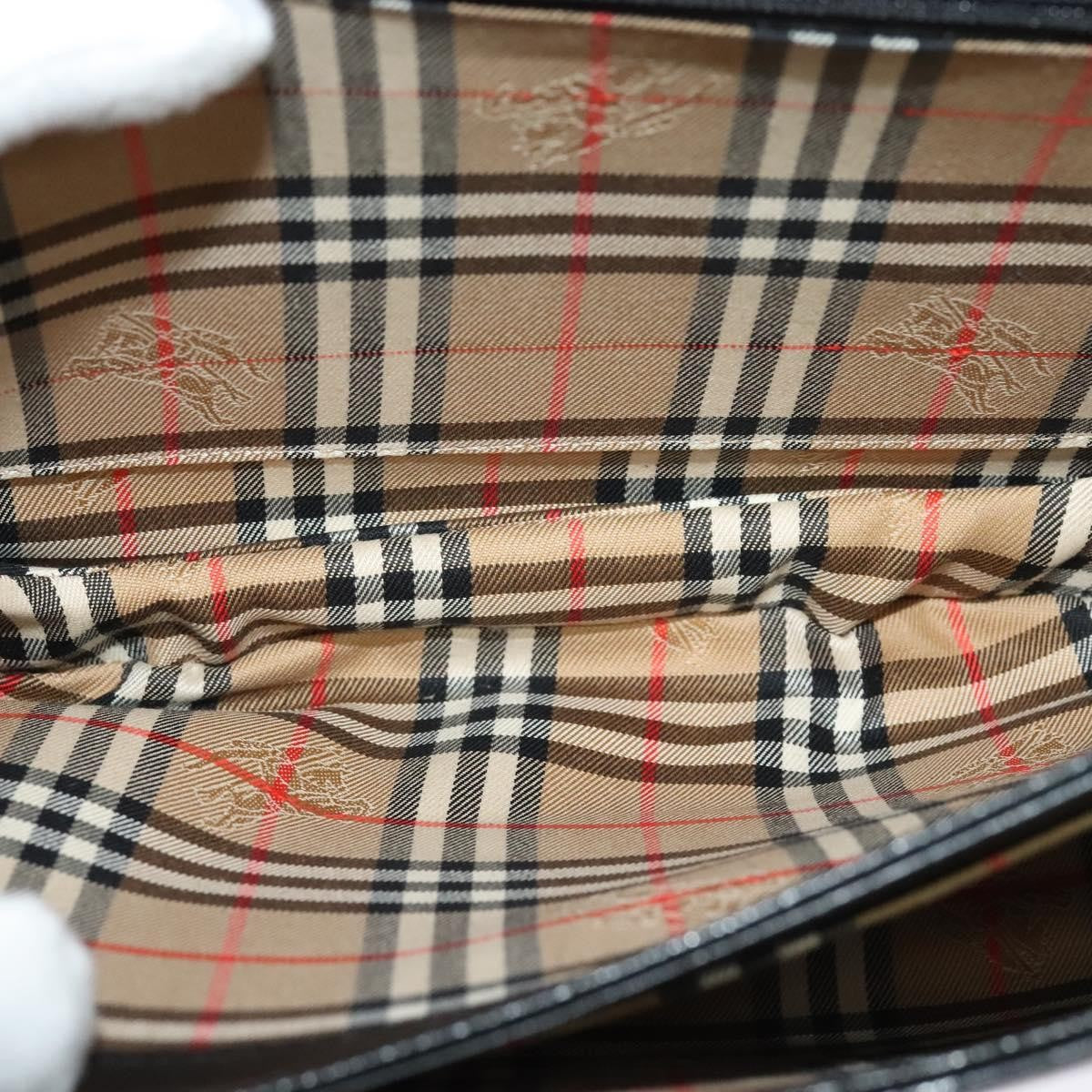 Burberry Flap Shoulder Bag Leather, BLACK, LEATHER, Shoulder bag