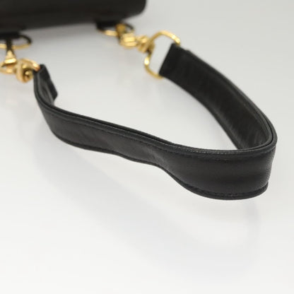 Chanel Vintage Button Waist Bag Quilted Lambskin, BEIGE, LEATHER, Clutche & pouche